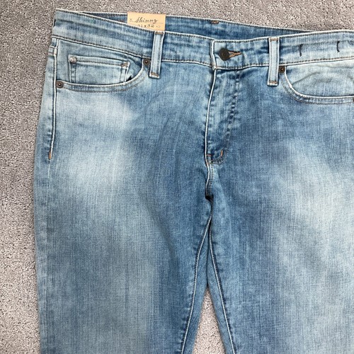 Ralph Lauren Skinny Jeans Women 33W 29L Light Blue Ruskin Taper Denim - Picture 2 of 14