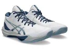 ASICS SKY ELITE FF MT 3 1051A081 100 White Dolphin Grey Volleyball Shoes