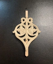 Antique Cuckoo Clock - Railroad - Fancy Pendulum / Hand Carved.