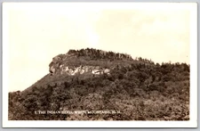 The Indian Head White Mountains of New Hampshire RPPC Postcard