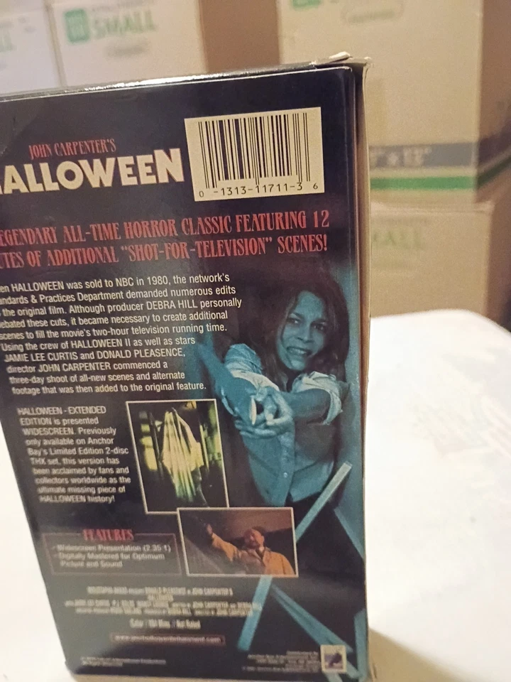 Vintage Vhs Halloween Extended Edition Widescreen RARE OOP HTF  - Bild 3 von 4