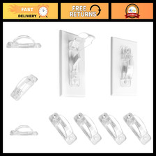 Child Proof Light Switch Guard Covers - 4 Pack, Clear Wall Switch Protectors