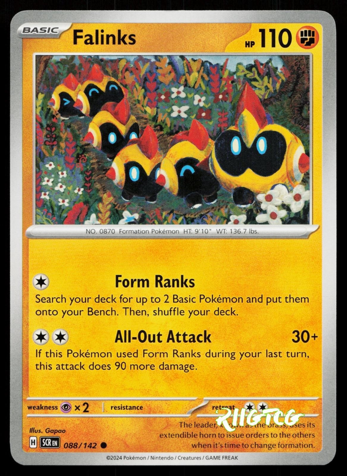 Falinks 88/142 Stellar Crown Pokemon NM