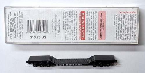 MTL Micro-Trains 109020 New York Central NYC 498996 vagón plano de peso pesado nuevo en caja | Zustand: New