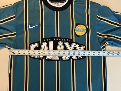 Rare Vintage 90s Nike MLS LA Los Angeles Galaxy Pinstripe Soccer