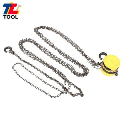 1 Ton/2200lbs Hand Chain Hoist 15 Ft Lift Grade 60 Manual Hand Chain Block