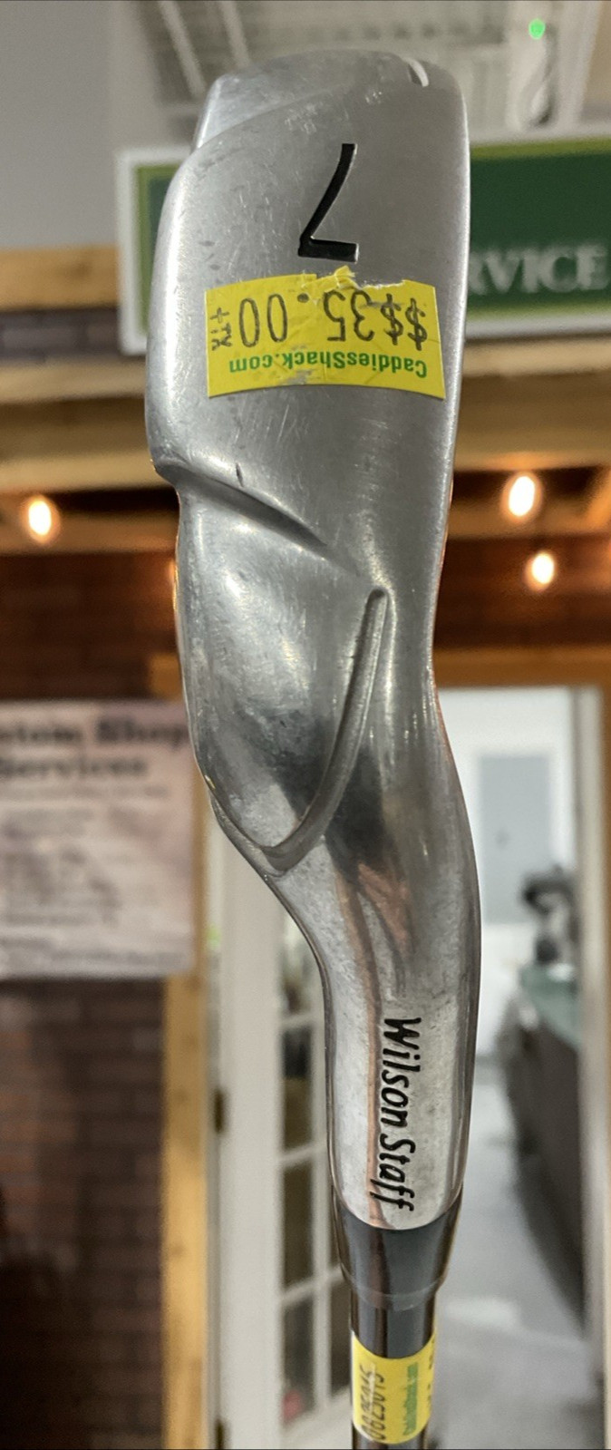 Wilson Staff D200 #7 Iron 37" PROFORCE Regular Flex Graphite Shaft RH USED