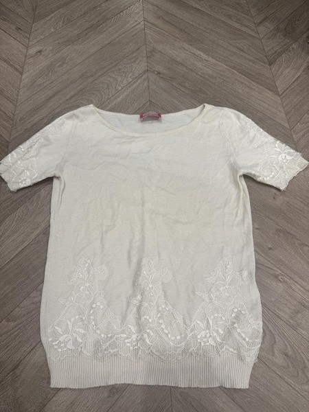 Women Blumarine Sweater White 44 #61PQ