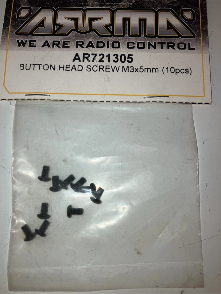Arrma Fury/Granite Button Head Screws  AR721305  AR725320  & AR725328 - Image 4 of 4