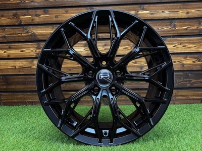 4X R17 Inch 5x108 Vogue Style Black Gloss 7.5ET40 Wheels: Fits For Volvo, Ford