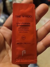 The WHOO UV Ultimate Red Vitamin Suncreen SPF50 /PA   Sample 1ml 30pcs