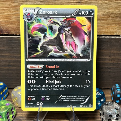 Zoroark 91/162 Holo Rare BREAKthrough Pokemon Lightly Played LP