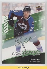 2017-18 Upper Deck MVP High Series Rookies Green Script Tyson Jost #250 READ 8tn