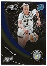 Hailey Van Lith 2025 Panini WNBA Player of the Day Blue /50 Chicago Sky