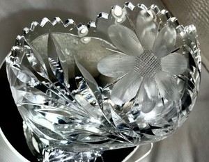 オーストリア　ザルッブルグ カットグラスボール ビンテージ Antique Cut Glass | eBay