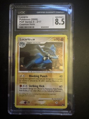 Lucario graded CGC 8.5 for sale on eBay