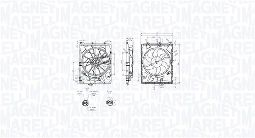 FAN RADIATOR 069422849010 FOR BMW X1/E84 N46B20B/CC/CD/E/BD/C 2.0L N45B16 1.6L - Picture 2 of 6