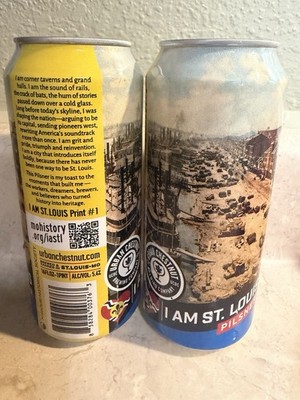 Urban Chestnut Limited Edition I Am St. Louis Print #1 16 Oz Aluminum Beer Can