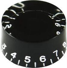 Gibson Style Speed Knob, See-Through, Black