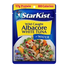 StarKist Albacore White Tuna in Water - 2.6 oz Pouch, Ready to Eat, High Protein