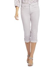 Nydj Petite Marilyn Pearl Grey Crop Jean Women's