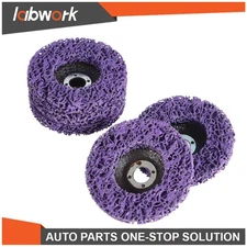 Labwork 5Pcs 4" Poly Strip Disc Wheel Paint Rust Removal Clean For Angle Grinder