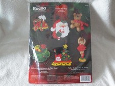 NEW Vintage 2005 Bucilla Santa's Toy Shop Felt Sequin Ornament Kit 85189 Ballet