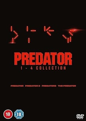 The Predator (1987)/Predator 2/Predators (2010)/Predator (2018) (DVD) NEW