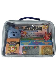 Ty Beanie Babies Official Club Platinum Kit Clubby II Plush Bear Cards Coins 19