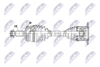 NEU - NTY NPW-MS-112 Antriebswelle FüR Mitsubishi