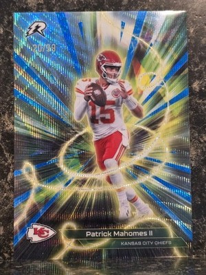 Topps 2025 Resurgence Football Patrick Mahomes Conductors C-3 Blue Surge /99