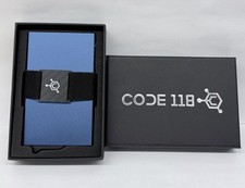 Code 118 Wallet Pacific Blue