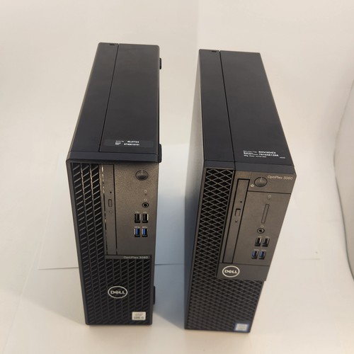 2 Dell Optiplex 3060 & 3080 Core i5 Desktop Computers. No Hard Drives - Afbeelding 4 van 24