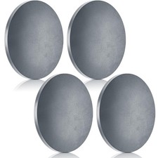 Therwen 4 Pack Round Hot Rolled Steel Plate 1/4" x 4" Diameter Circle 4 Inch...