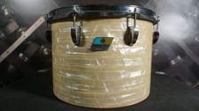 Ludwig Concert Tom 14" Diameter x 10" Depth 1970s - White Perloid
