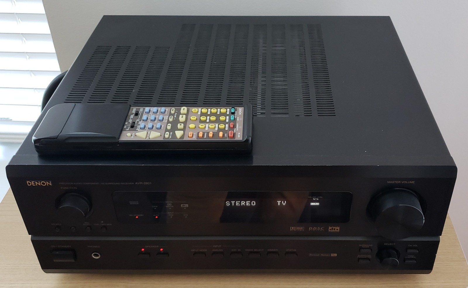 Denon AVR-2801 Surround Sound A/V Receiver S 5.1 Channel Hom