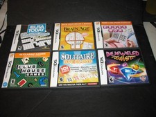 Brain Age, CROSSWORDS, USA TODAY CHALLENGE,  6-Game Lot Nintendo DS COMPLETE!!!!