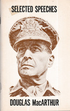 Selected Speeches By DOUGLAS MacARTHUR 1964 Booklet Very Good