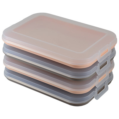 4er Set Frischhaltedose Aufbewahrungsbox Stapelbox Wurst Käse Vorrat bunt