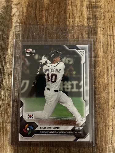 2026 Topps Now WBC-3 Shay Whitcomb
