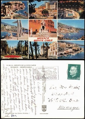Postcard Monte-Carlo MONTE CARLO MONACO (Mehrbildkarte) 1977
