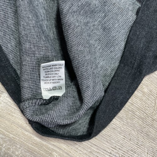 Mizzen + Main Pullover Mens Medium Gray Performance Half Zip Sweater PO-7024 - Picture 3 of 10