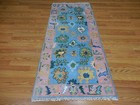 Turkish Oushak Rug,Geometric Multicolored Area Rug,Handmade Bohemian Rug 2.6x6 — photo 3