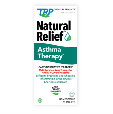 Asthma Therapy Homeopathic Fast Dissolving Tablets 100% Natural 70 Ct Pack of 3