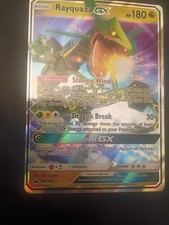 Pokemon Rayquaza GX 109/168 Sm-Celestial Storm Holo Card NM Condition