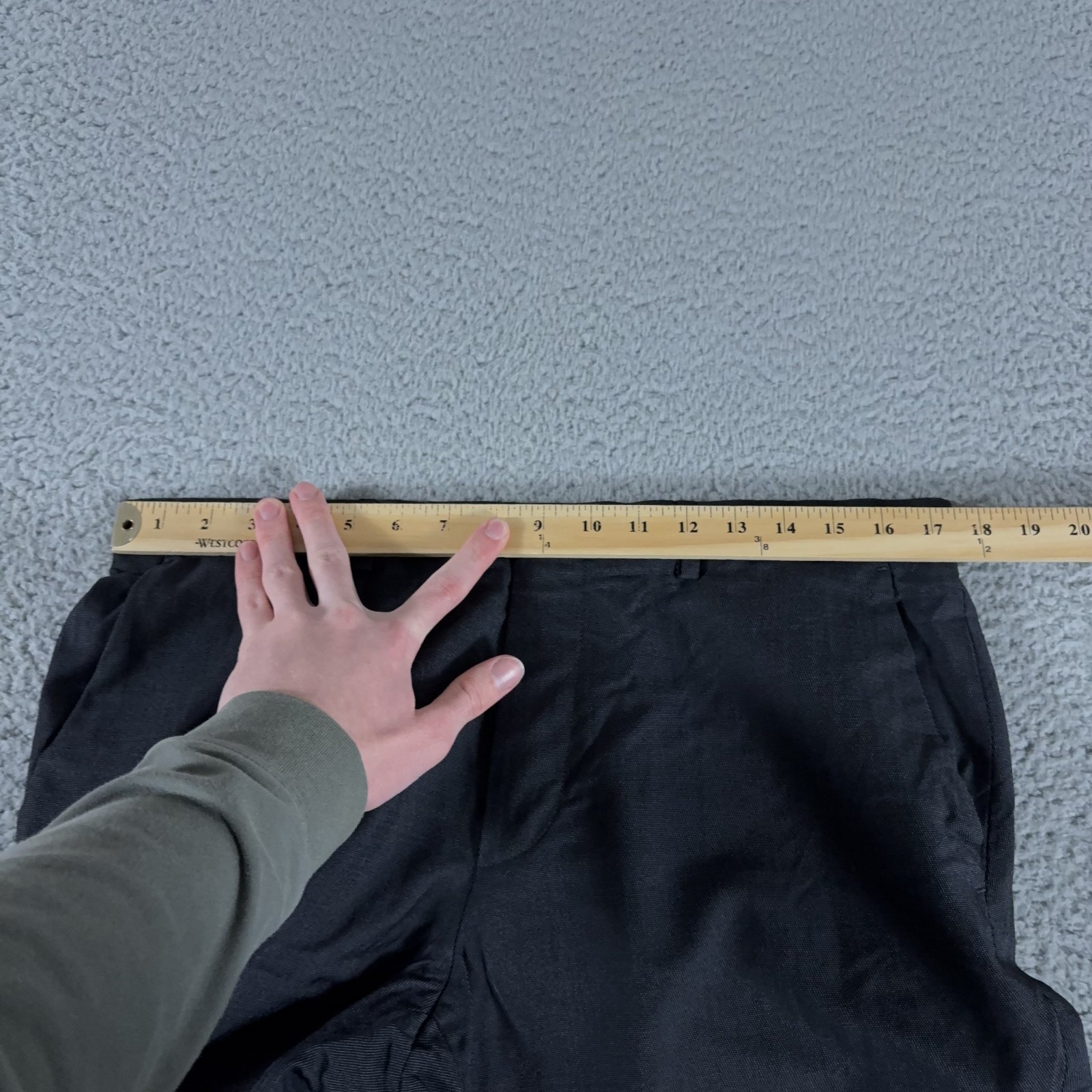 Boss Hugo Boss 2-Piece Suit Men 42 Long Pants 34x32 Silk Wool The Journey Sharp2 thumbnail 18