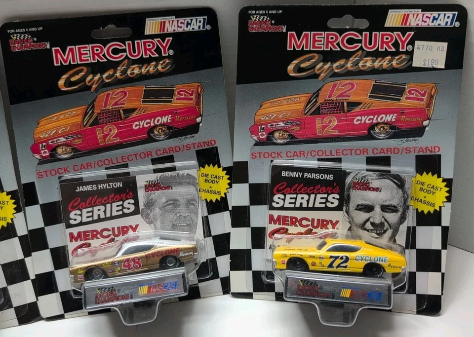 Racing Champions Mercury Cyclone 1993 autos de stock #121,24,48,72 lote de 4 nuevos en caja Foto 3 de 4