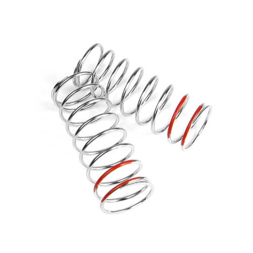 Tekno RC LF Shock Spring Set (front 1.6×8.5, 5.29lb/in, 57mm, Red - Picture 1 of 1