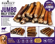 12 ct-Beef Bully Sticks Adult Dog Chews Treats Beef Pizzle Sticks