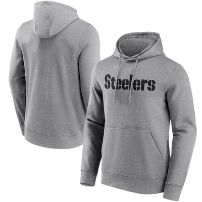 Pittsburgh Steelers Herren Hoodie NFL Grau Oberteil - Neu